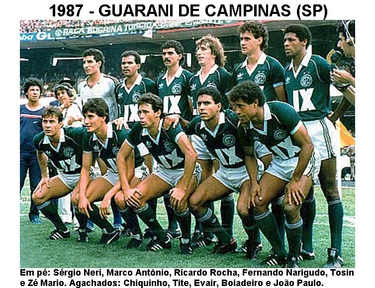 1987: Guarani chega a mais uma final de Brasileiro