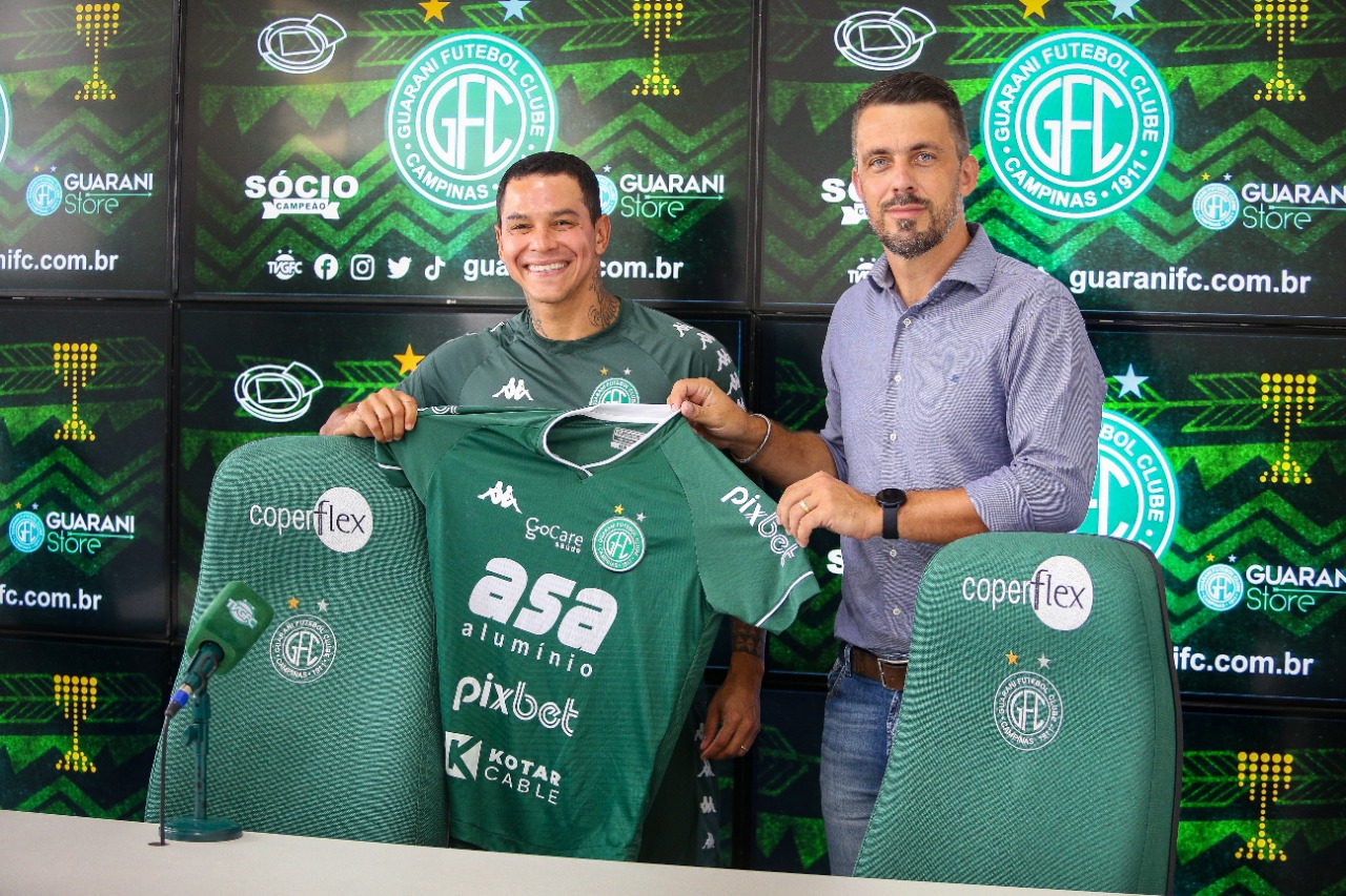 Giovanni Augusto minimiza contrato curto e quer conquistar torcida do Guarani: ‘Me sinto pronto’