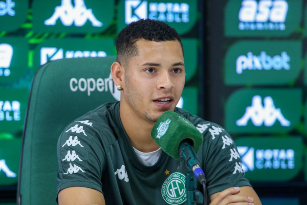 Matheus Pereira não quer Guarani acomodado com vantagem do empate: ‘Vamos em busca da vitória’