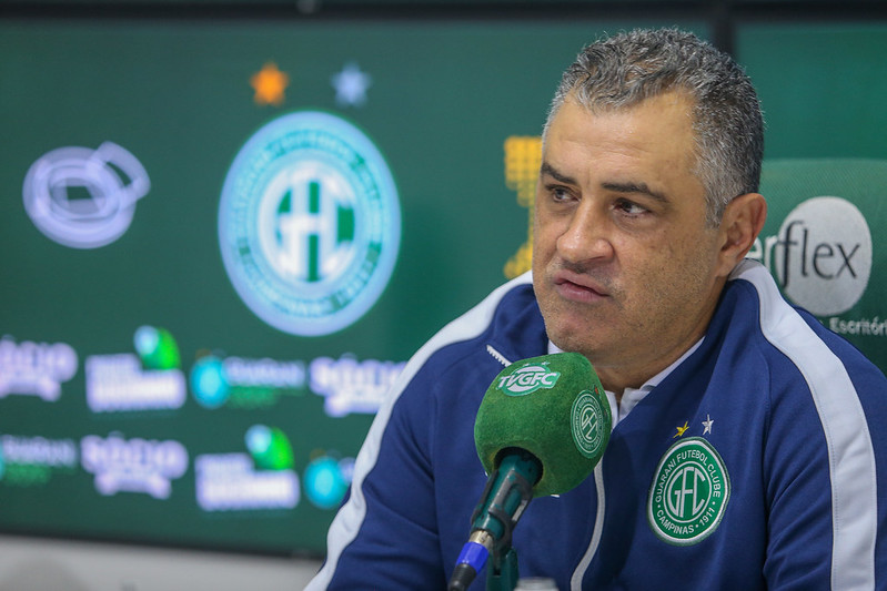 Marcelo Chamusca pede apoio ao plantel do Guarani: ‘São esses jogadores que vão tirar o time dessa situação’