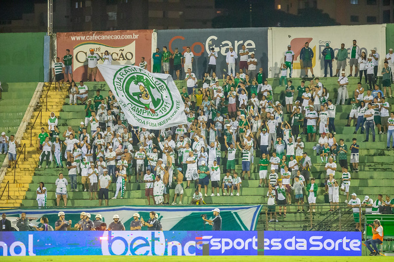 Guarani: venda de ingressos para o jogo contra o Palmeiras começa nesta terça-feira