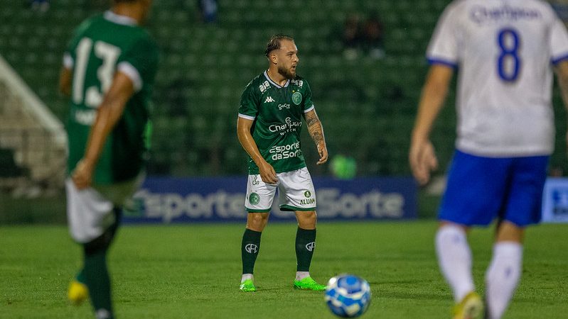 Guarani: após fisgada na coxa, Bruno José pode ser poupado contra o Ceará