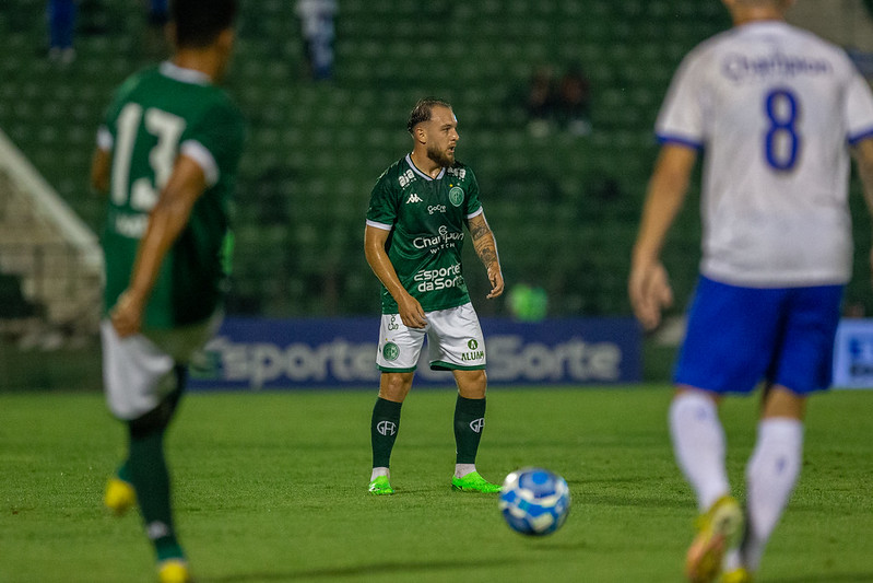 Guarani: após fisgada na coxa, Bruno José pode ser poupado contra o Ceará