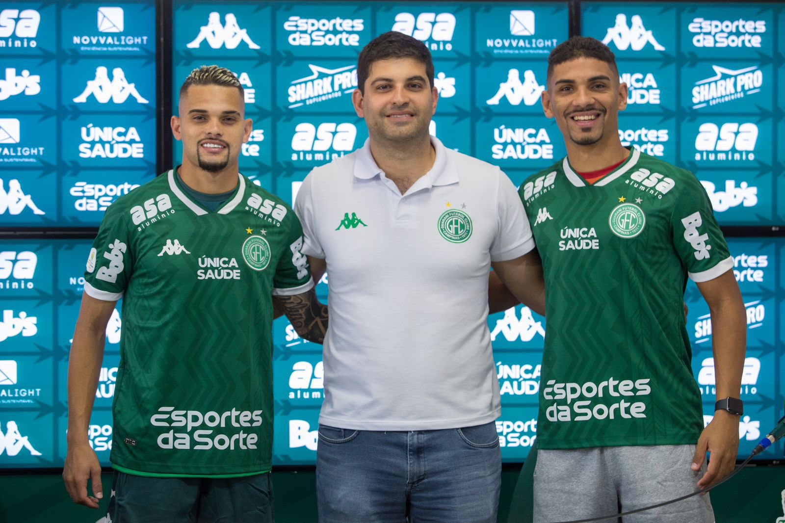 Guarani: Pablo Thomaz e Lucas Adell são apresentados e ficam à disposição