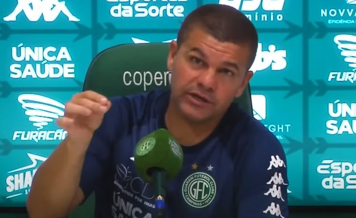 Guarani: Louzer explica Bruno José no banco e pede apoio da torcida na reta final