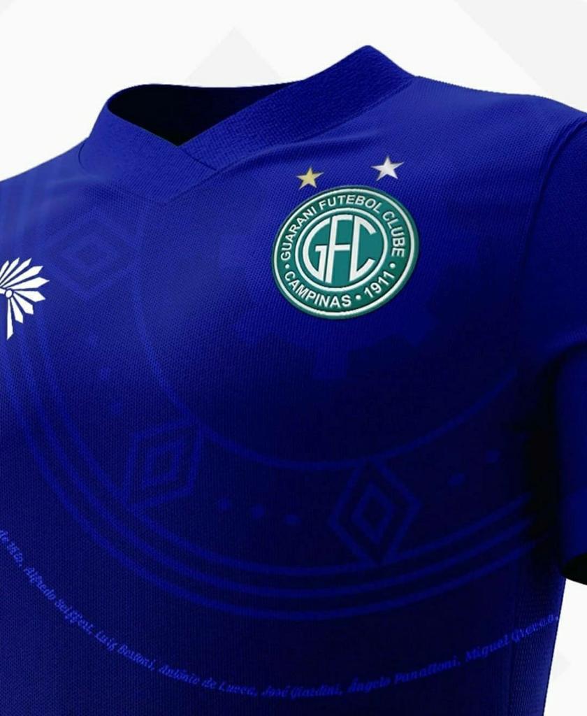 Guarani: veja fotos da possível nova camisa azul em homenagem aos fundadores