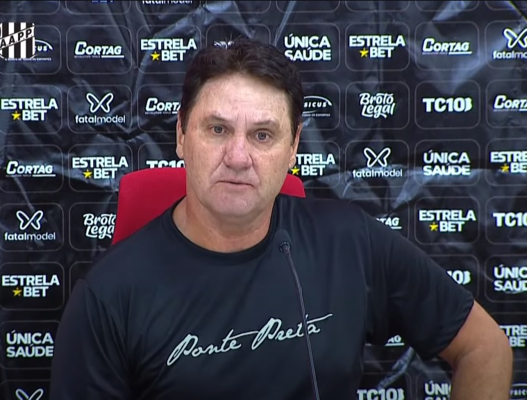 Ponte Preta: Brigatti agradece apoio da torcida, mas diz que elenco não pode aceitar derrota