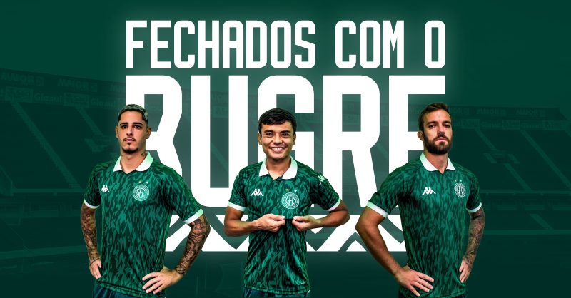 Guarani: diretoria oficializa três reforços para a Série C