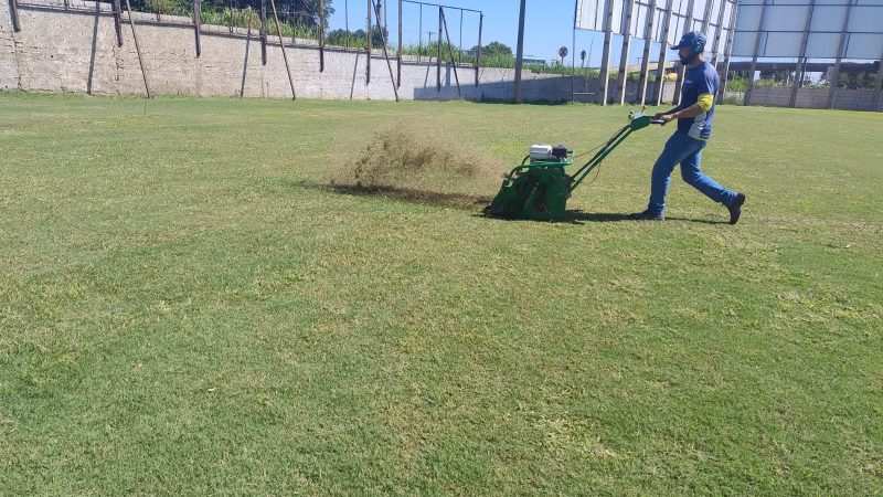 Ponte Preta: clube inicia revitalização do gramado no CT; Majestoso também passará por manutenção