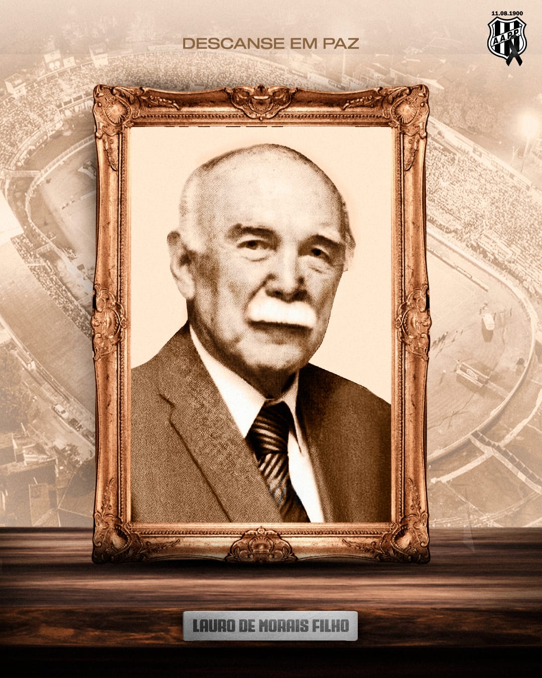 Ponte Preta: em luto, clube faz homenagens ao “maior presidente da história”