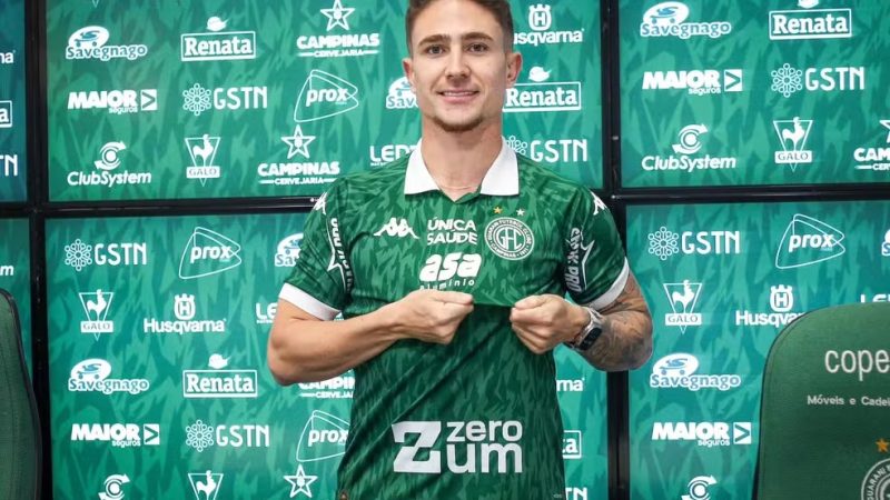 Guarani: lateral-esquerdo aceita proposta de permanência e renova contrato