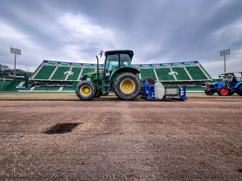 Guarani: reforma no gramado é finalizada e deixa Brinco disponível para o Paulistão