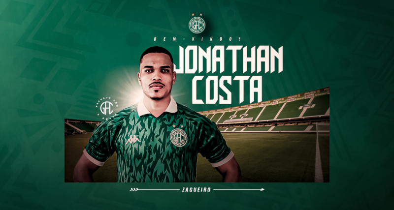 Guarani: Jonathan Costa é o terceiro reforço anunciado pelo clube