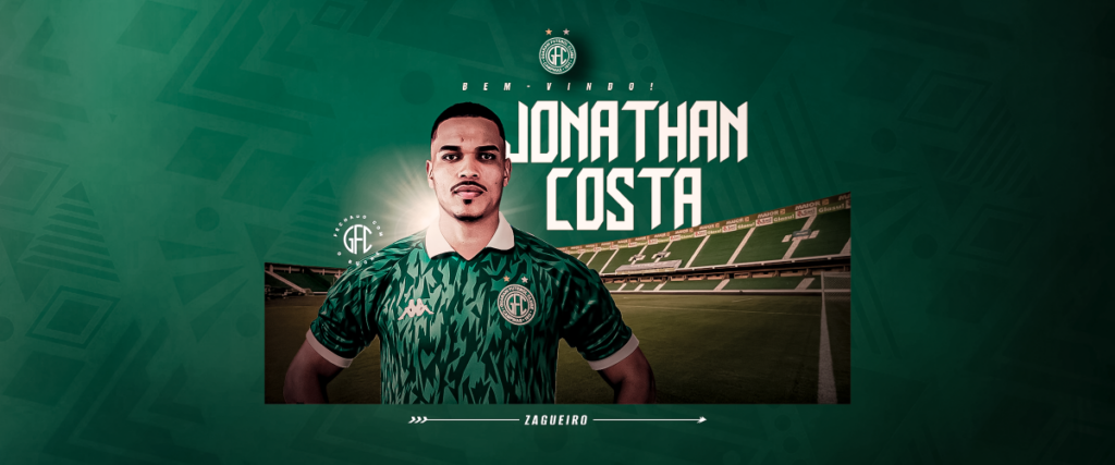 Guarani: Jonathan Costa é o terceiro reforço anunciado pelo clube