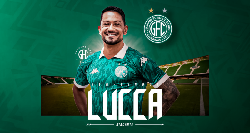 Guarani: Lucca é oficializado e assume camisa 9 bugrina