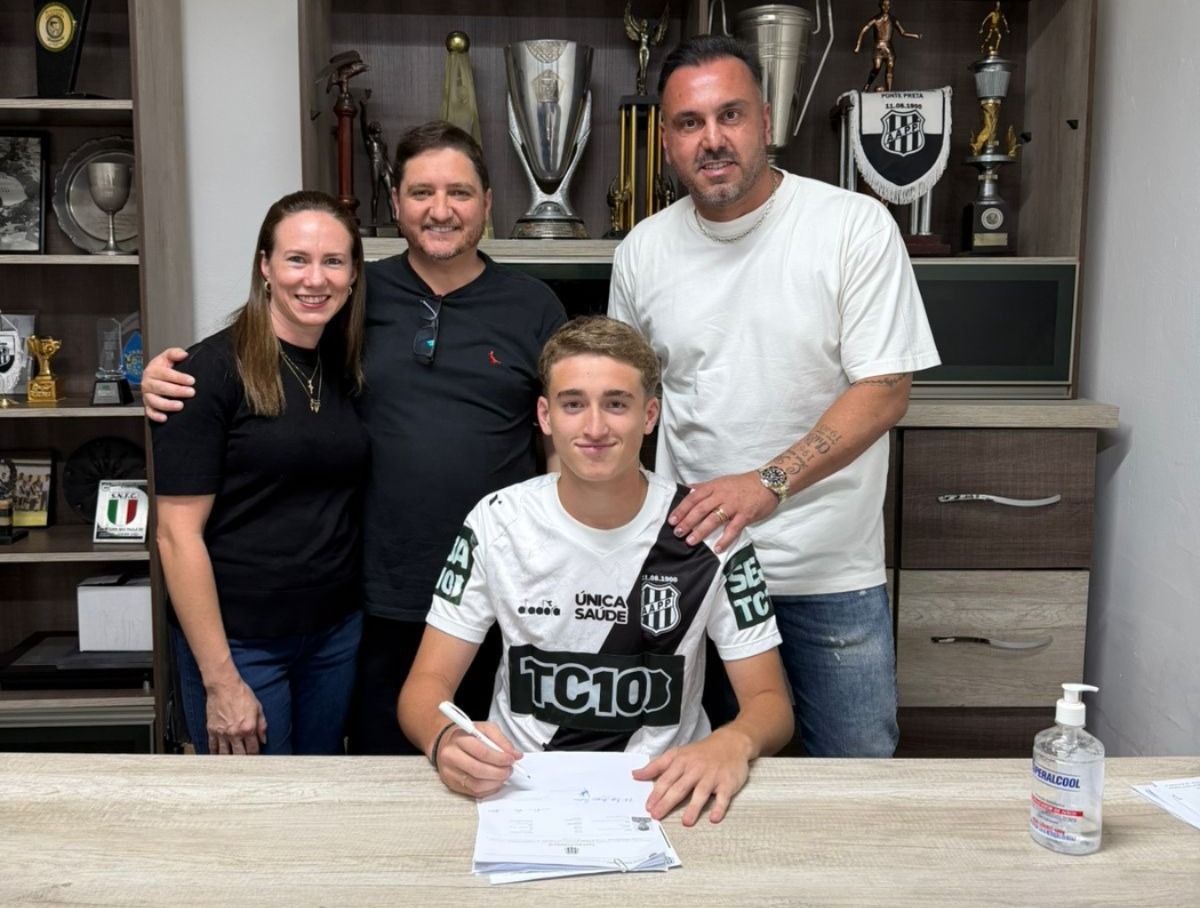 Ponte Preta: diretoria se blinda contra o mercado e renova com promessa do sub-17