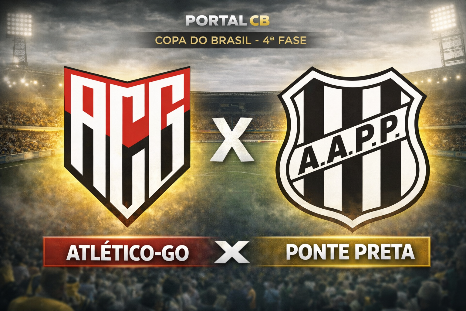 Atlético-GO x Ponte Preta: histórico, transmissão e escalações prováveis