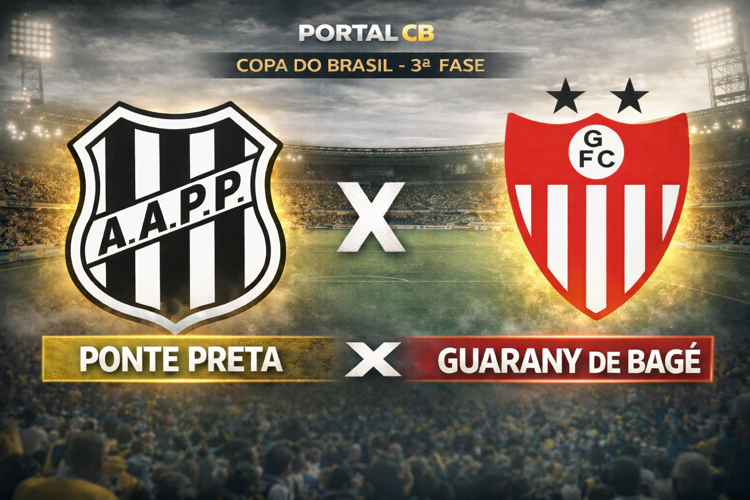 Ponte Preta x Guarany de Bagé: histórico, transmissão e escalações prováveis