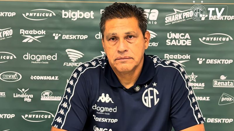 Guarani: Elio Sizenando admite atuação ruim e cobra reação contra o Figueirense