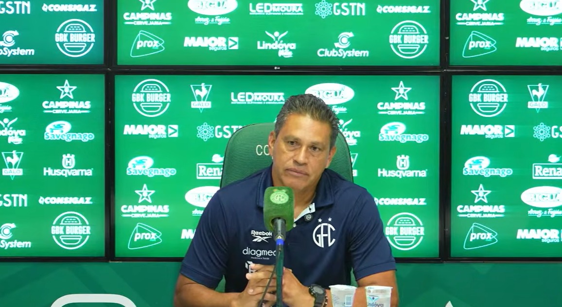 Guarani: Elio comemora fim da pressão, elogia reforços e explica mudanças após vitória