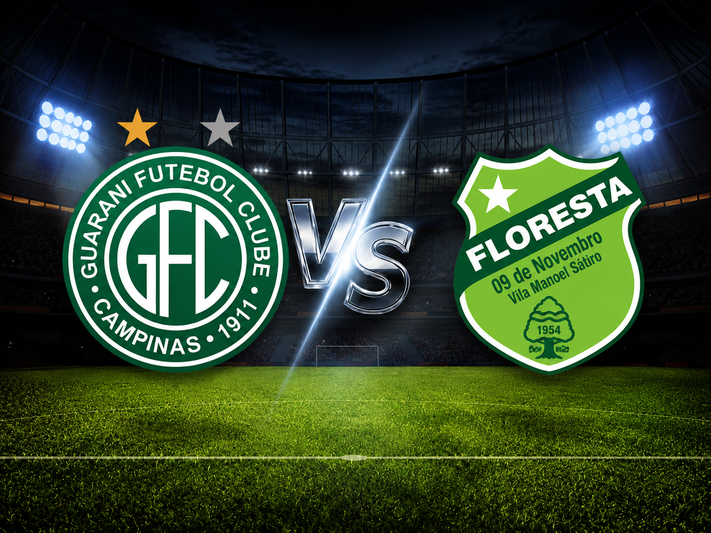 Guarani x Floresta: histórico, transmissão e escalações prováveis