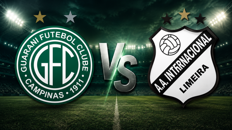 Guarani x Inter de Limeira: histórico, transmissão e escalações prováveis