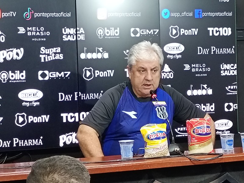 Ponte Preta: Kleina lamenta novo recorde negativo e admite receio de perder jogadores